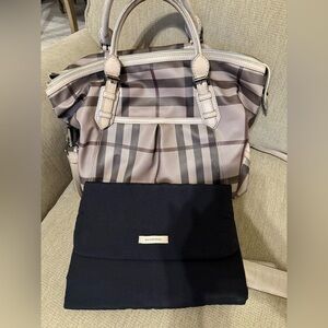 Burberry Smoked Check Luxury Diaper Bag